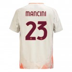 Günstige Fußballtrikots AS Roma Mancini 23 Auswärtstrikot 2024-25 Kurzarm